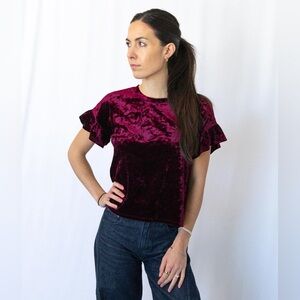 Altar’d State Velvet Top